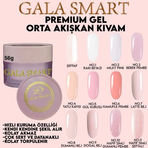 GALA SMART - PREMİUM GEL 50 G